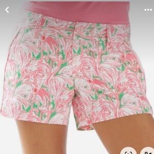 Lilly Pulitzer - 5 inch Callahan Shorts in Prep Green Pink Colony